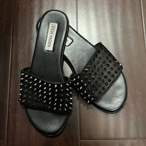 Steve Madden Studded Slides